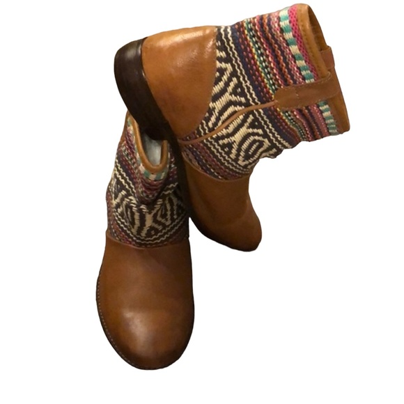 Zara Multicolored Boots - Picture 5 of 15